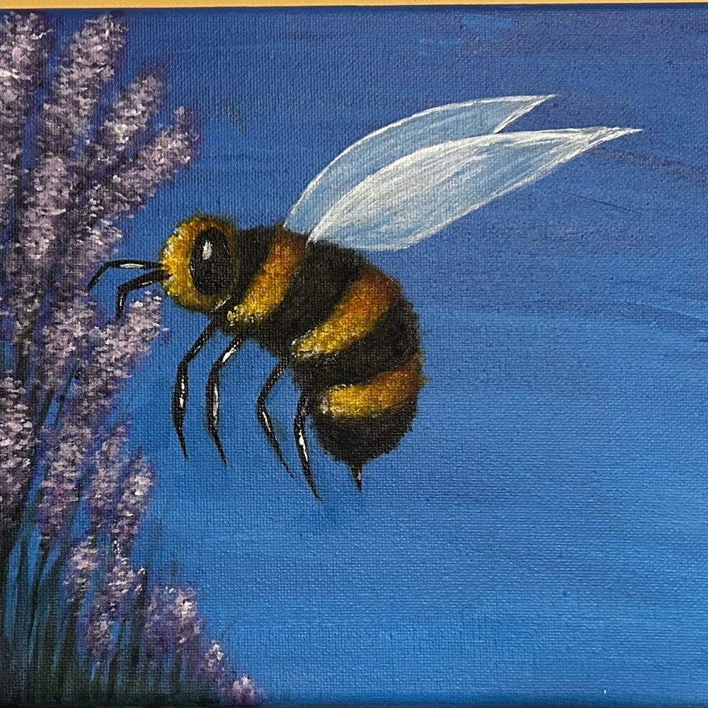 Bee Among the Flowers